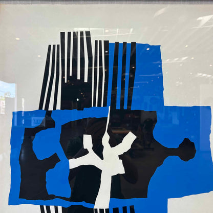 "Reflections" by Harold Krisel, Silkscreen On Paper