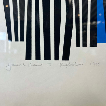 "Reflections" by Harold Krisel, Silkscreen On Paper