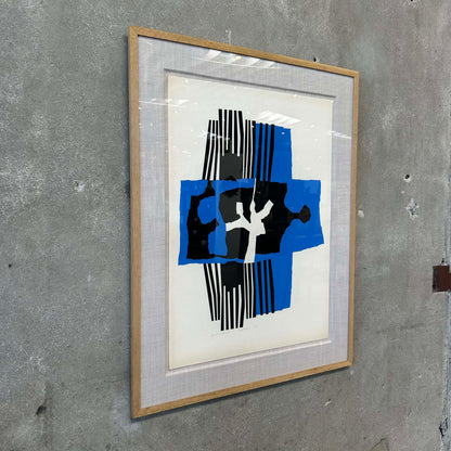 "Reflections" by Harold Krisel, Silkscreen On Paper