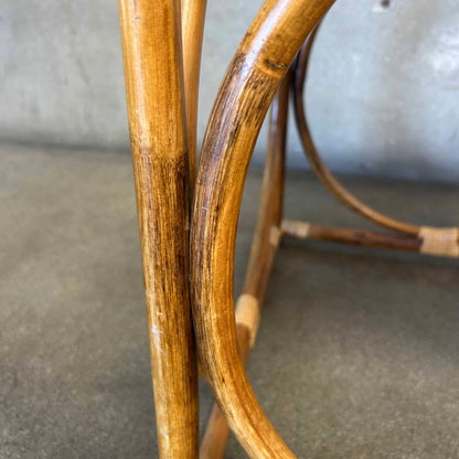 Bentwood & Reed Woven Side Table
