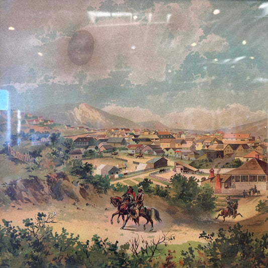 Vintage Print Titled "San Francisco in July 1849"