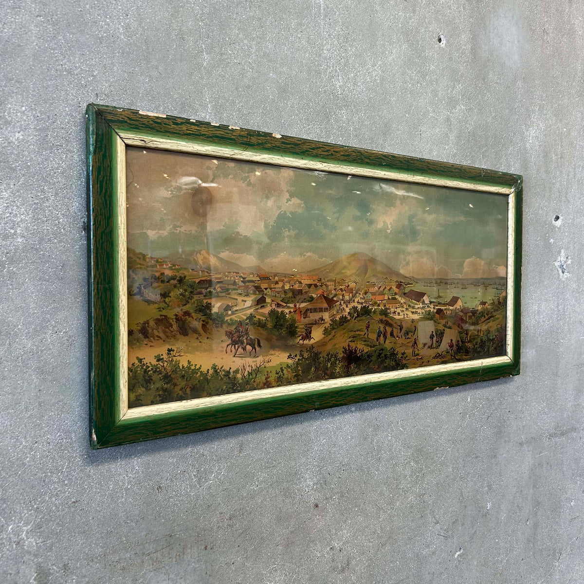 Vintage Print Titled "San Francisco in July 1849"