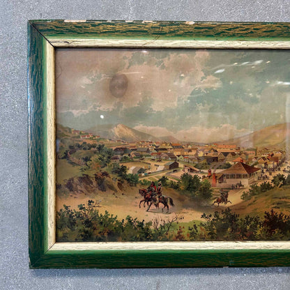 Vintage Print Titled "San Francisco in July 1849"