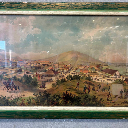 Vintage Print Titled "San Francisco in July 1849"