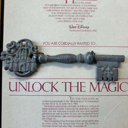 1983 Disneyland New Fantasyland Cast Member Rededication