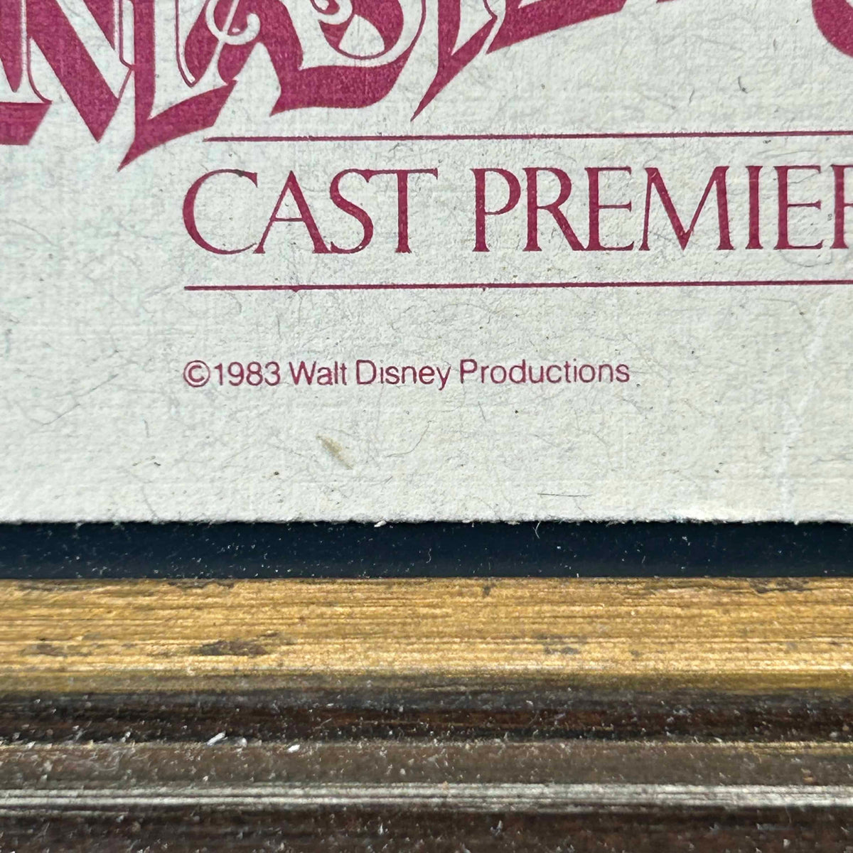 1983 Disneyland New Fantasyland Cast Member Rededication