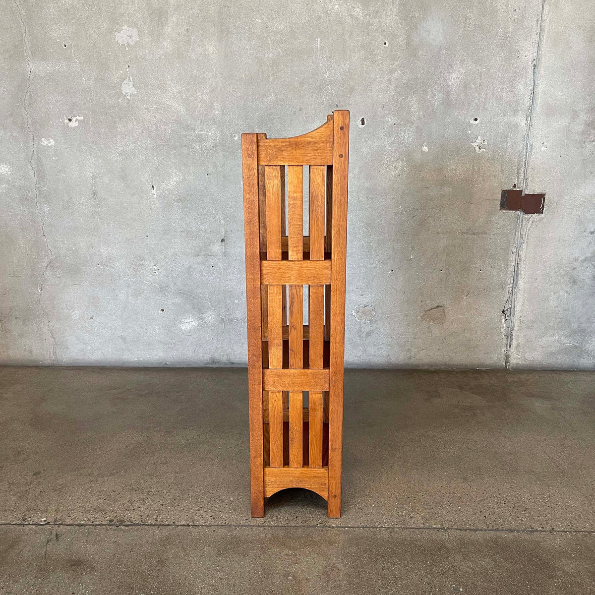 Vintage Arts & Crafts Oakwood Bookshelf #1