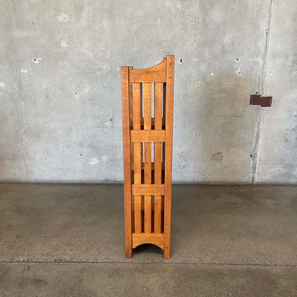 Vintage Arts & Crafts Oakwood Bookshelf #1