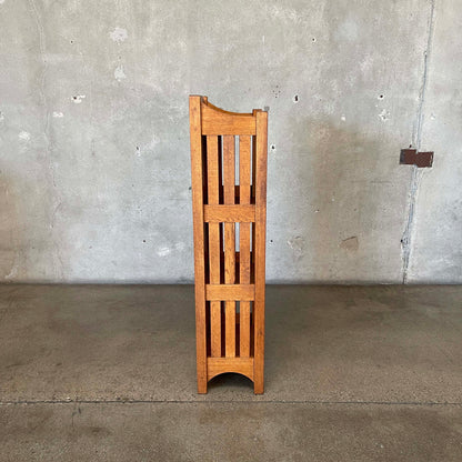 Vintage Arts & Crafts Oakwood Bookshelf #1
