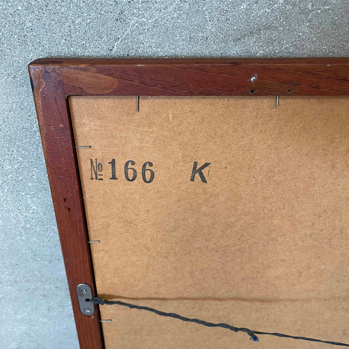 Danish Modern Teak Wood Frame Mirror By Askel Kjersgaard