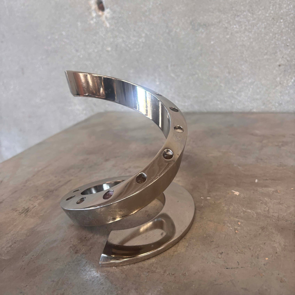 Dansk Chrome Candle Holder