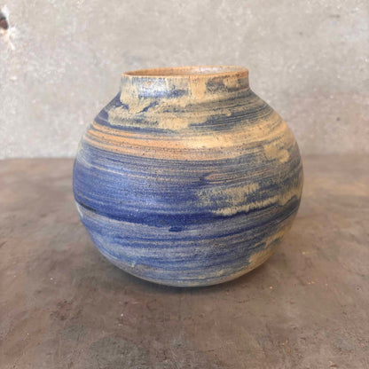 Vintage Studio Pottery Blue - Signed