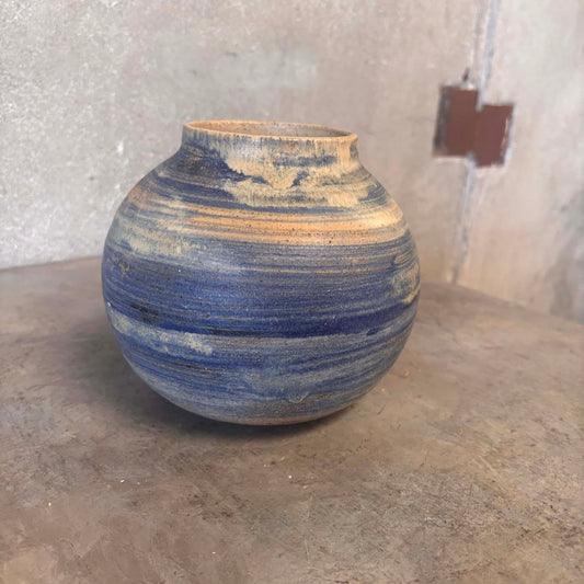 Vintage Studio Pottery Blue - Signed