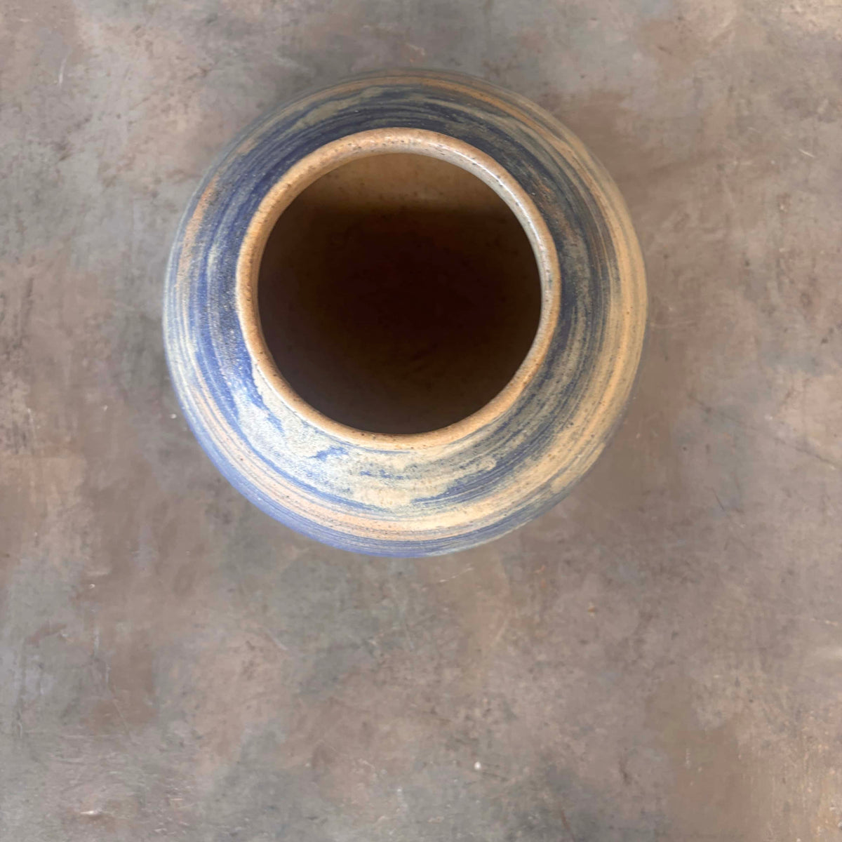 Vintage Studio Pottery Blue - Signed