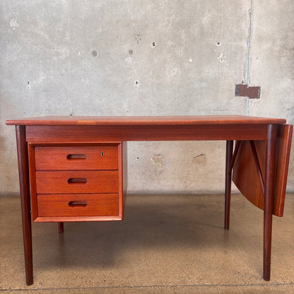 Drop Leaf Desk By Erik Buch For Oddense Makinsnedken AS - 1960's