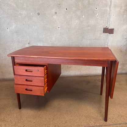 Drop Leaf Desk By Erik Buch For Oddense Makinsnedken AS - 1960's
