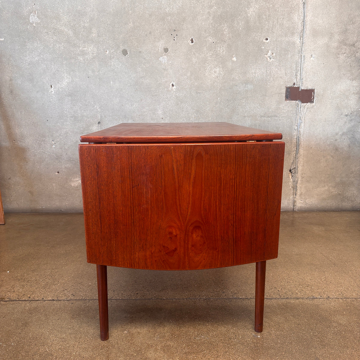Drop Leaf Desk By Erik Buch For Oddense Makinsnedken AS - 1960's