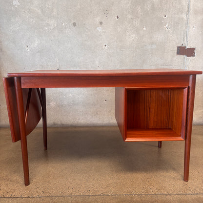 Drop Leaf Desk By Erik Buch For Oddense Makinsnedken AS - 1960's