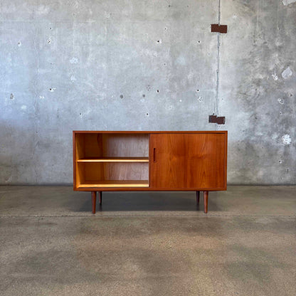 Danish Modern Teak Credenza By Poul Hundevad