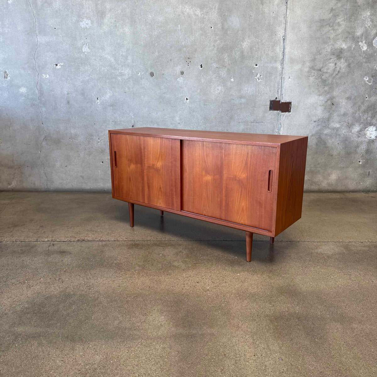 Danish Modern Teak Credenza By Poul Hundevad