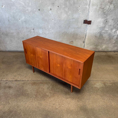 Danish Modern Teak Credenza By Poul Hundevad