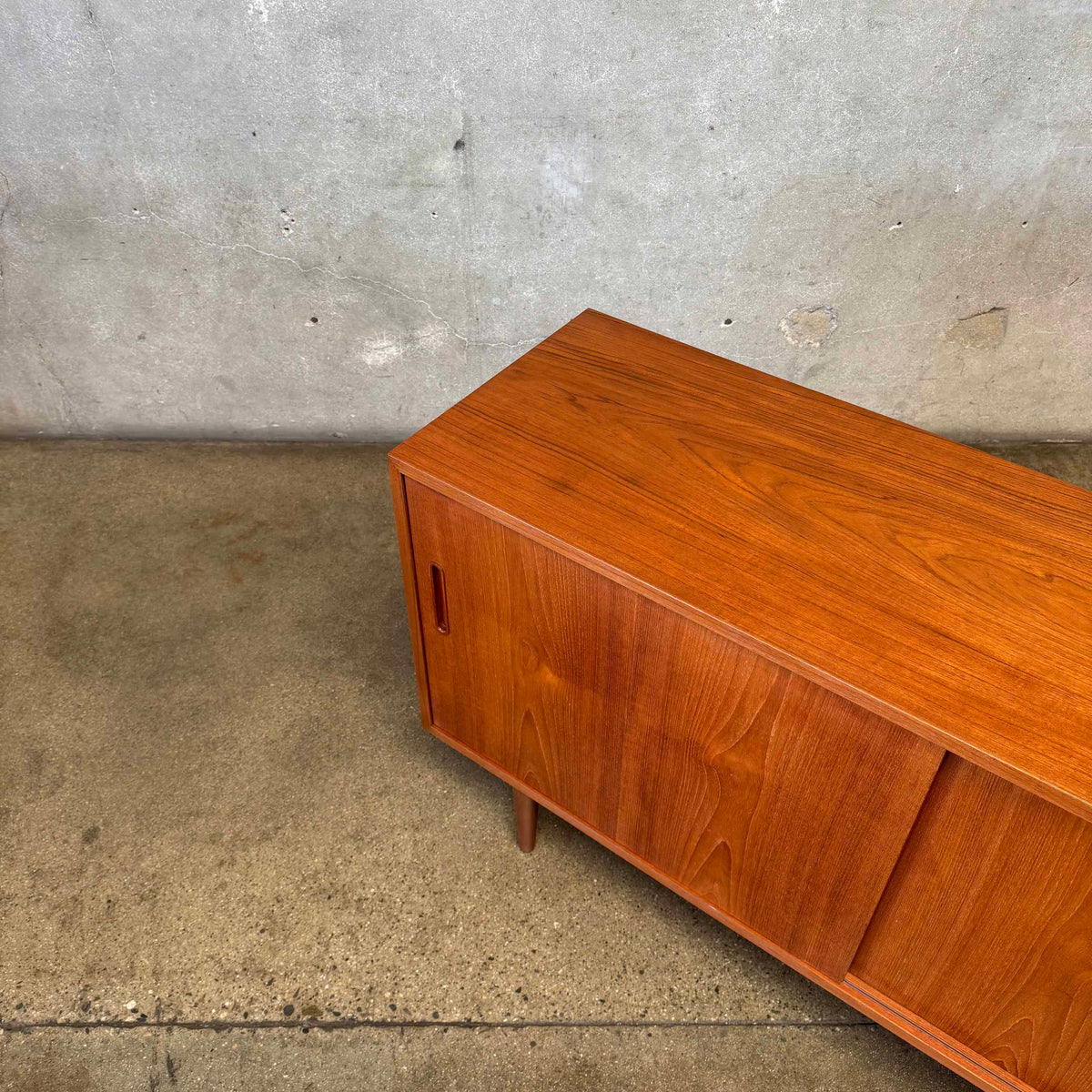 Danish Modern Teak Credenza By Poul Hundevad