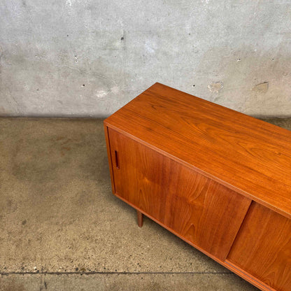 Danish Modern Teak Credenza By Poul Hundevad