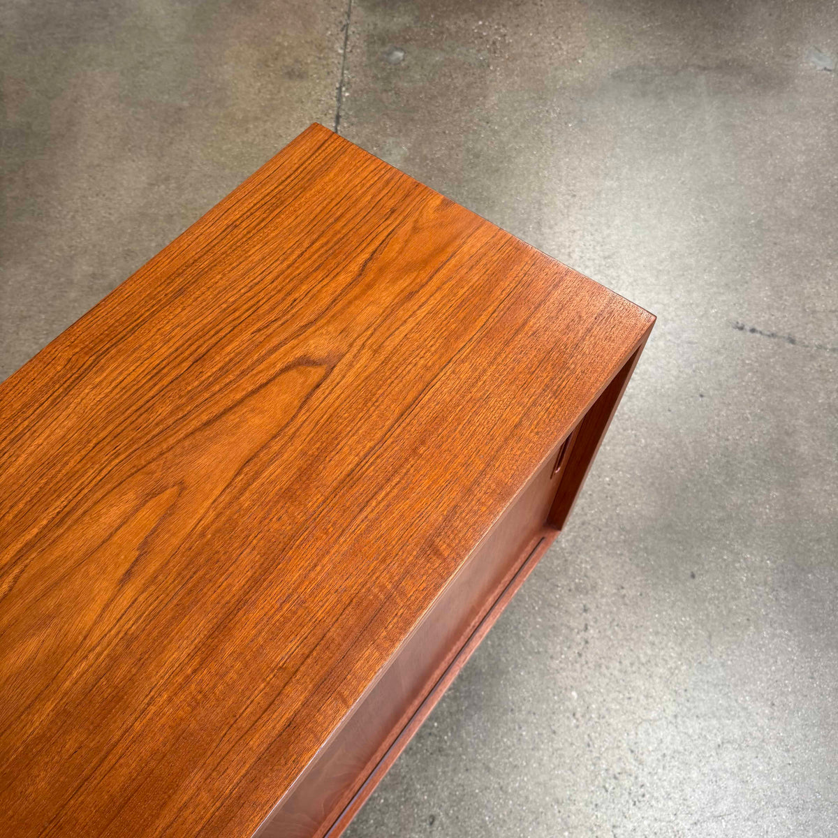 Danish Modern Teak Credenza By Poul Hundevad