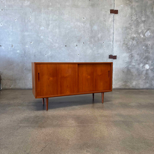 Danish Modern Teak Credenza By Poul Hundevad