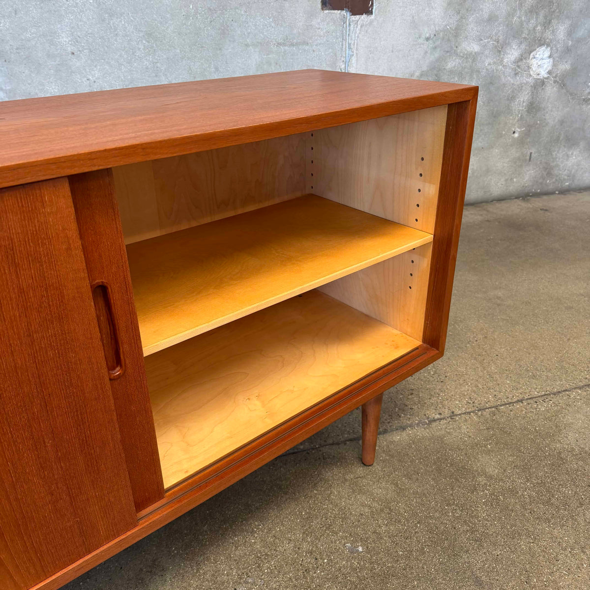 Danish Modern Teak Credenza By Poul Hundevad