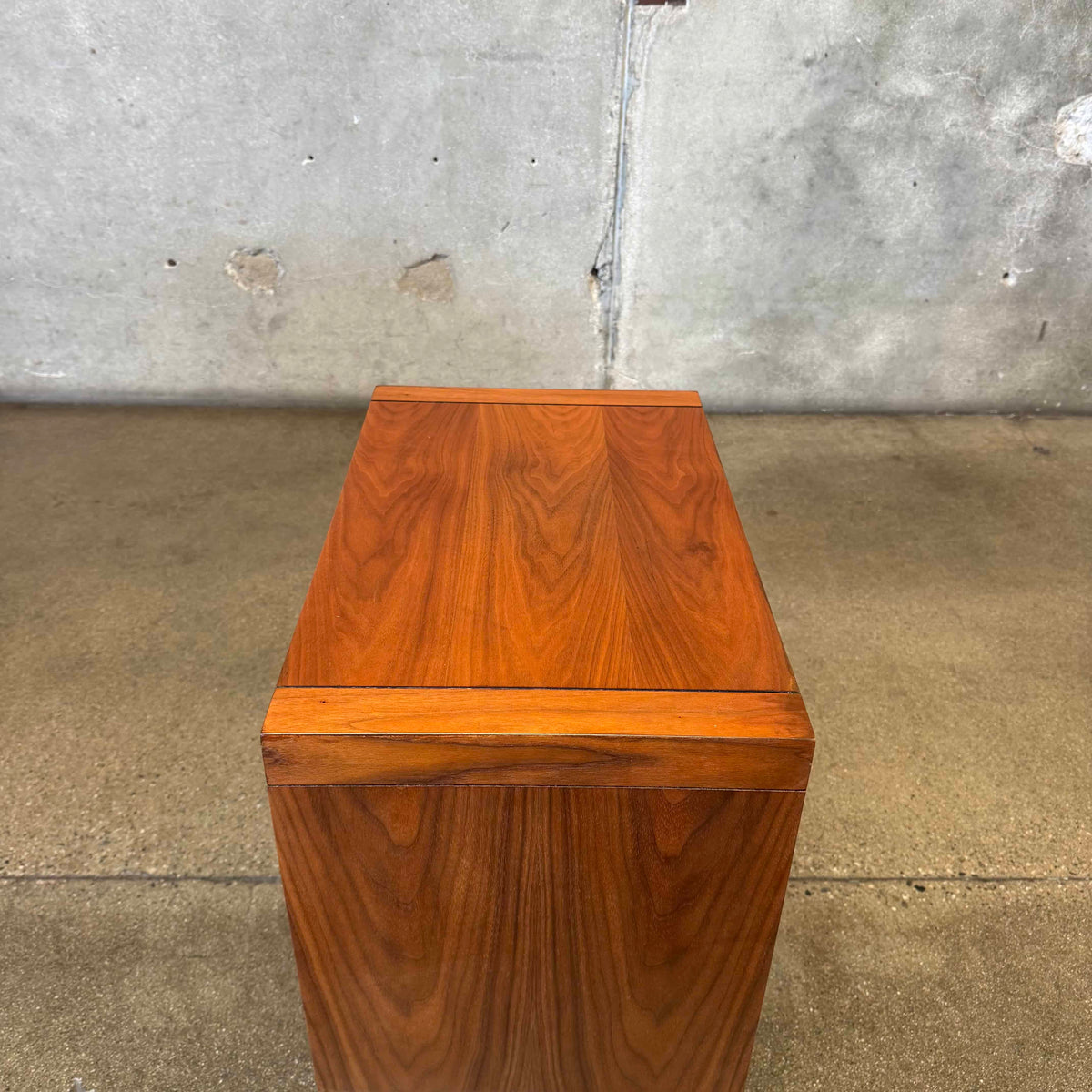 Mid Century Modern Walnut Nightstands by John Keal For Brown Saltman