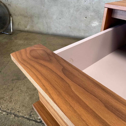 Walnut + Steel "Rule 1 Door" Credenza By Blu Dot