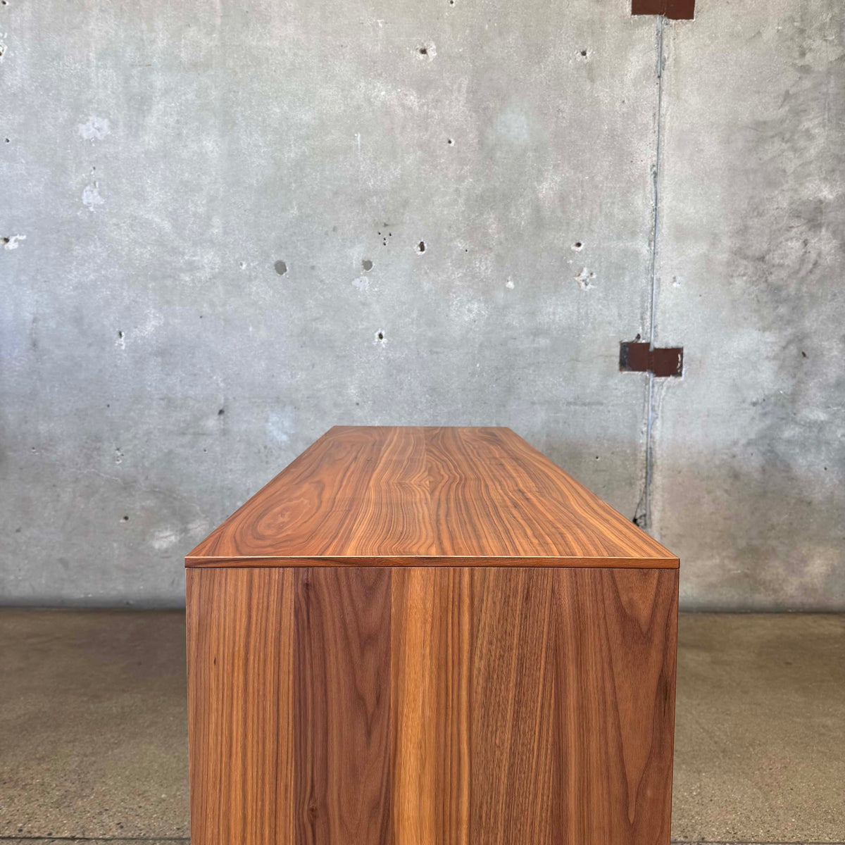 Walnut + Steel "Rule 1 Door" Credenza By Blu Dot