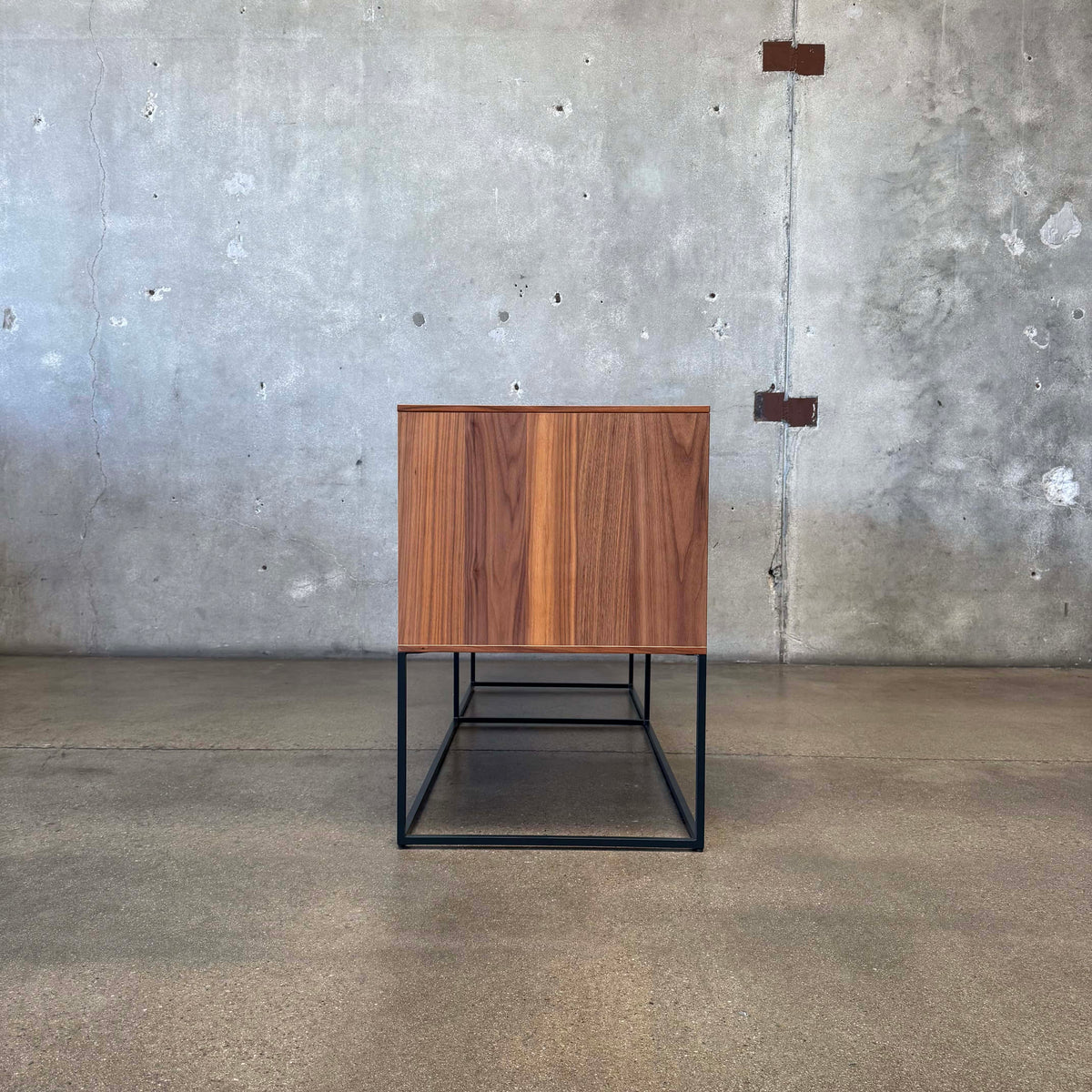 Walnut + Steel "Rule 1 Door" Credenza By Blu Dot