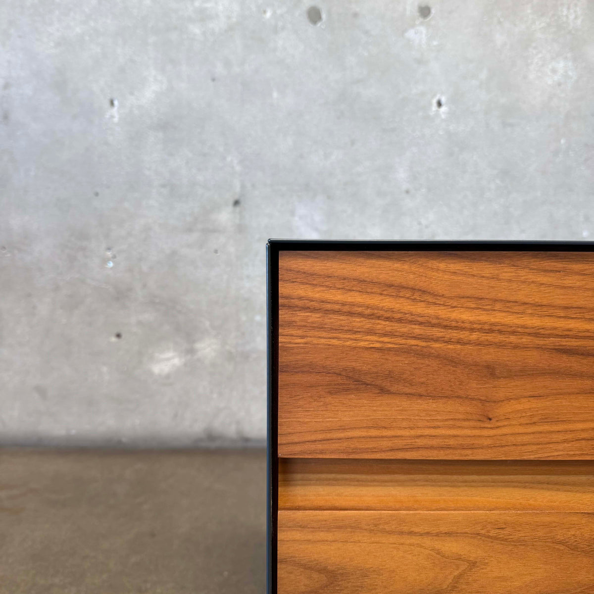 Walnut + Steel "Clad" Nightstands By Blu Dot