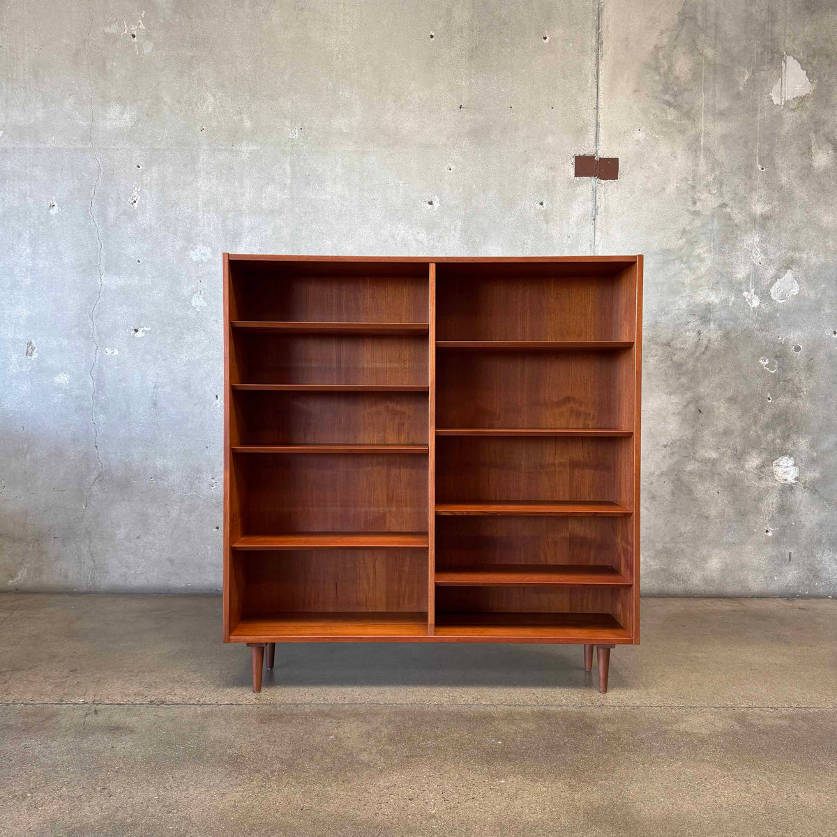 Danish Modern Teak Bookshelf By Poul Hundevad