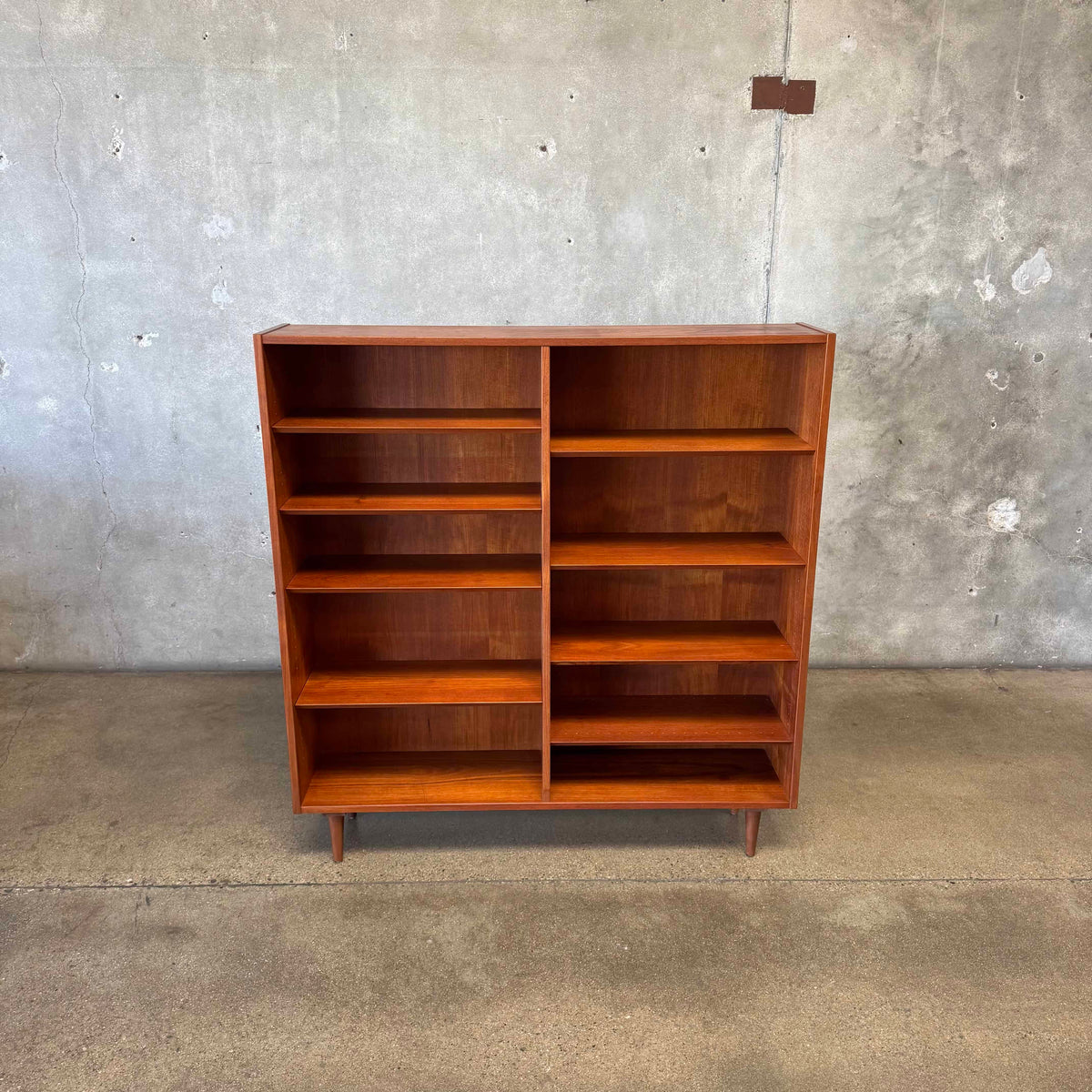 Danish Modern Teak Bookshelf By Poul Hundevad