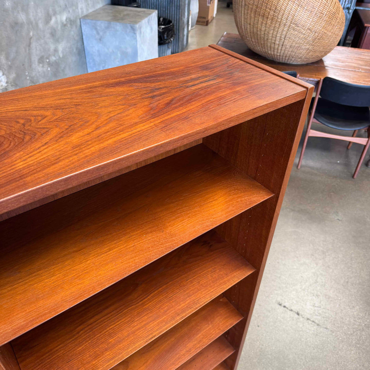 Danish Modern Teak Bookshelf By Poul Hundevad