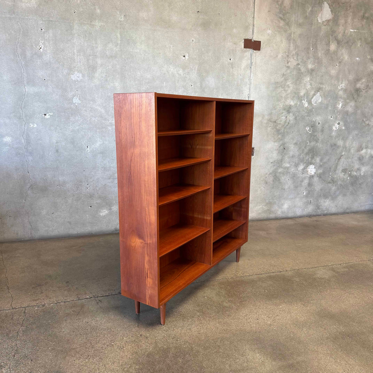 Danish Modern Teak Bookshelf By Poul Hundevad