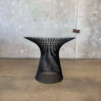 Warren Planter Style Dining Table With Smoked Glass Top