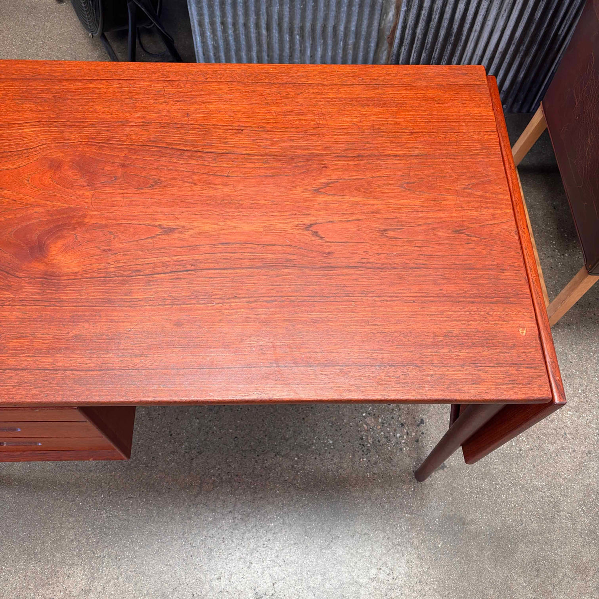 Drop Leaf Desk By Erik Buch For Oddense Makinsnedken AS - 1960's
