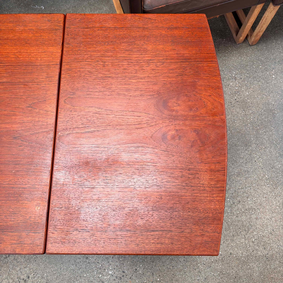 Drop Leaf Desk By Erik Buch For Oddense Makinsnedken AS - 1960's