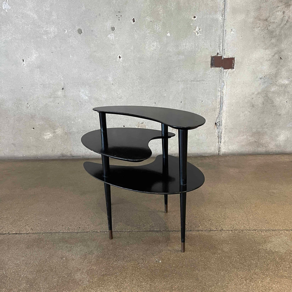 John Keal For Brown Saltman Three Tier Pallet Occasional Table
