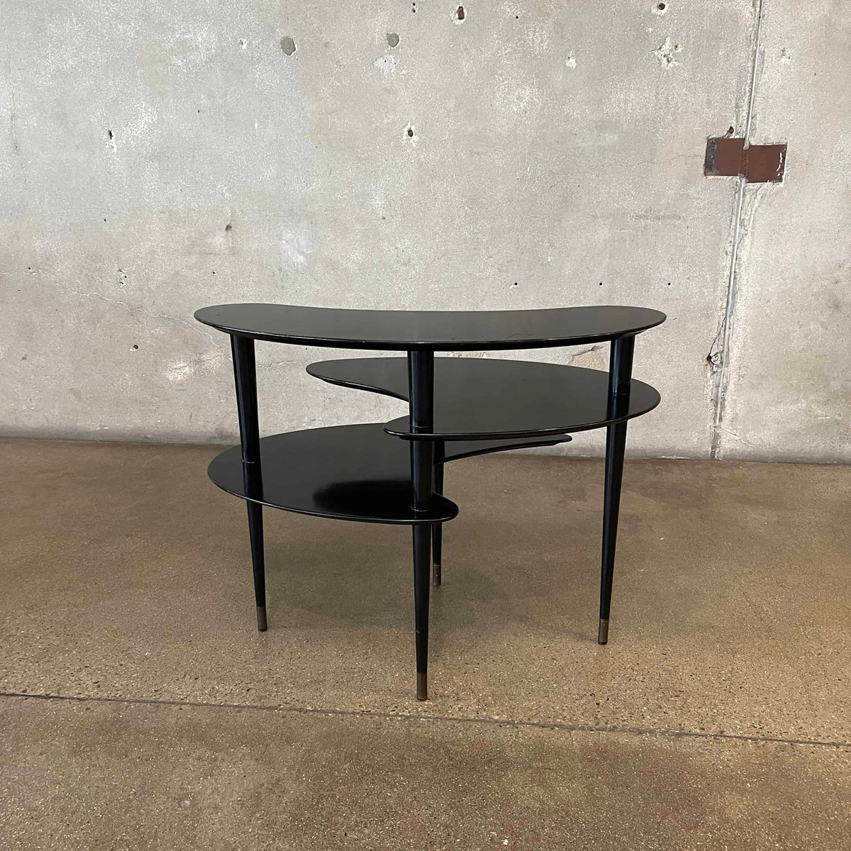 John Keal For Brown Saltman Three Tier Pallet Occasional Table