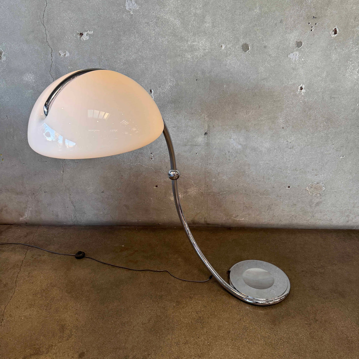 1960s Elio Martinelli For Martinelli Lyce Serpente Floor Lamp - Made in Italy #1