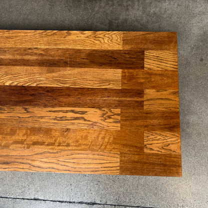 Mid Century Modern Brutalist Block Coffee Table By Lane