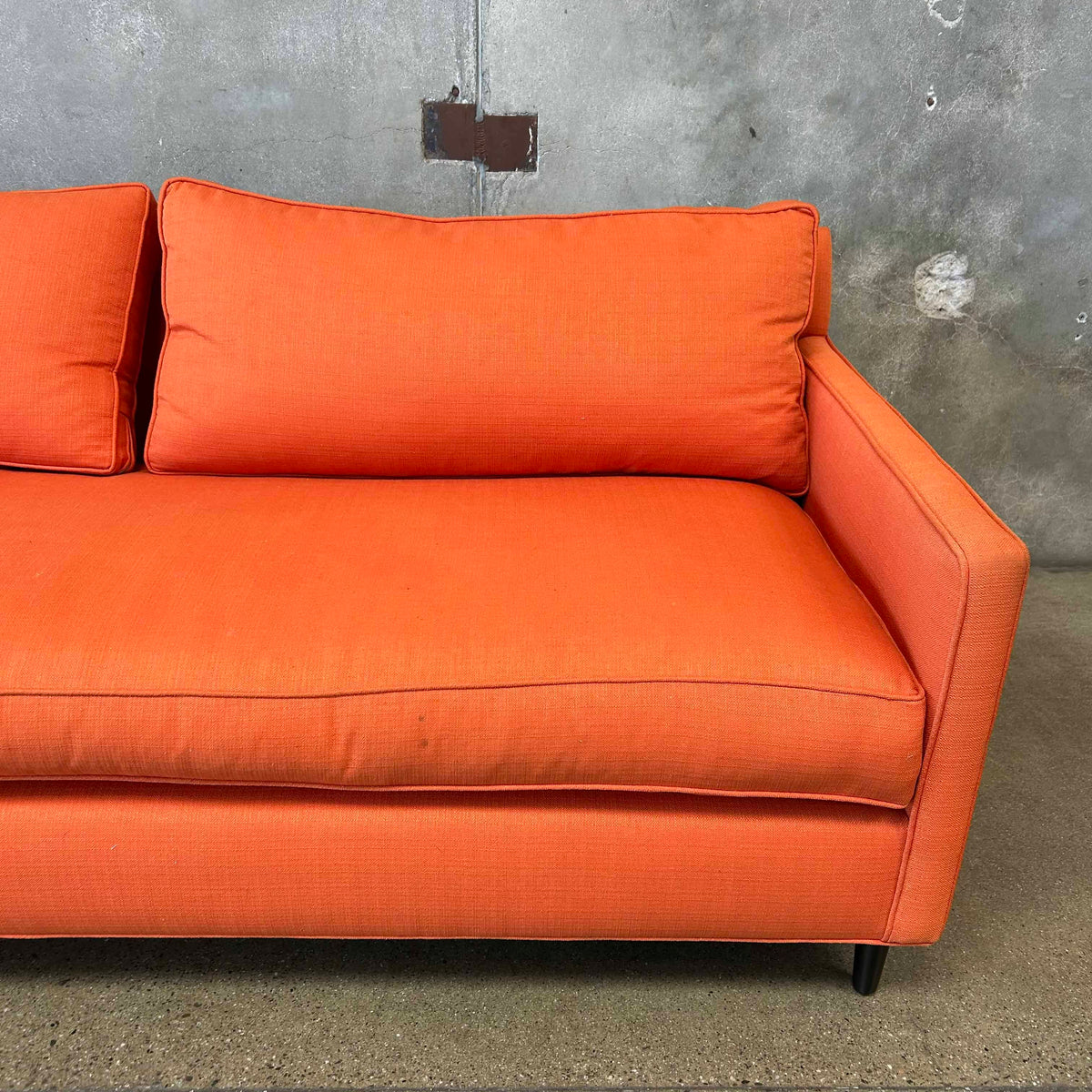 Mid Century Modern Stereo Sofa All Down Cushions