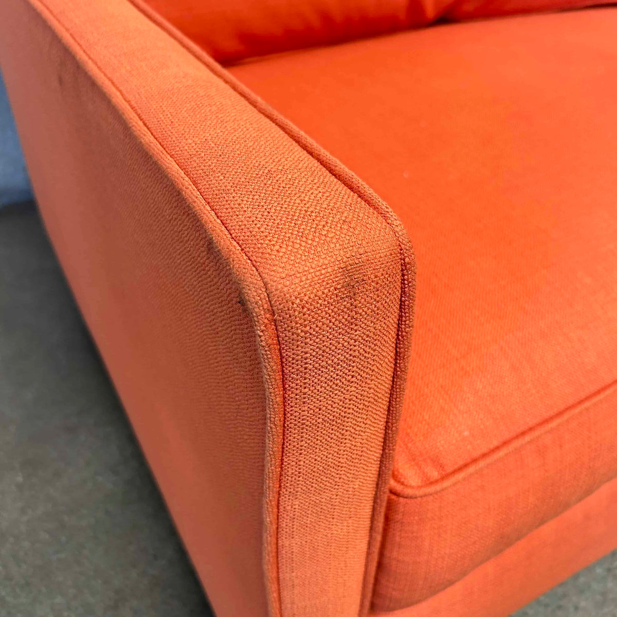 Mid Century Modern Stereo Sofa All Down Cushions