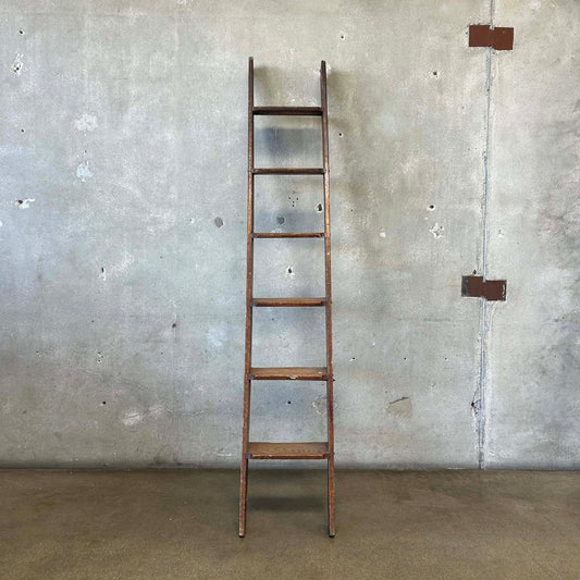 Oak Library Ladder