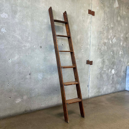 Oak Library Ladder